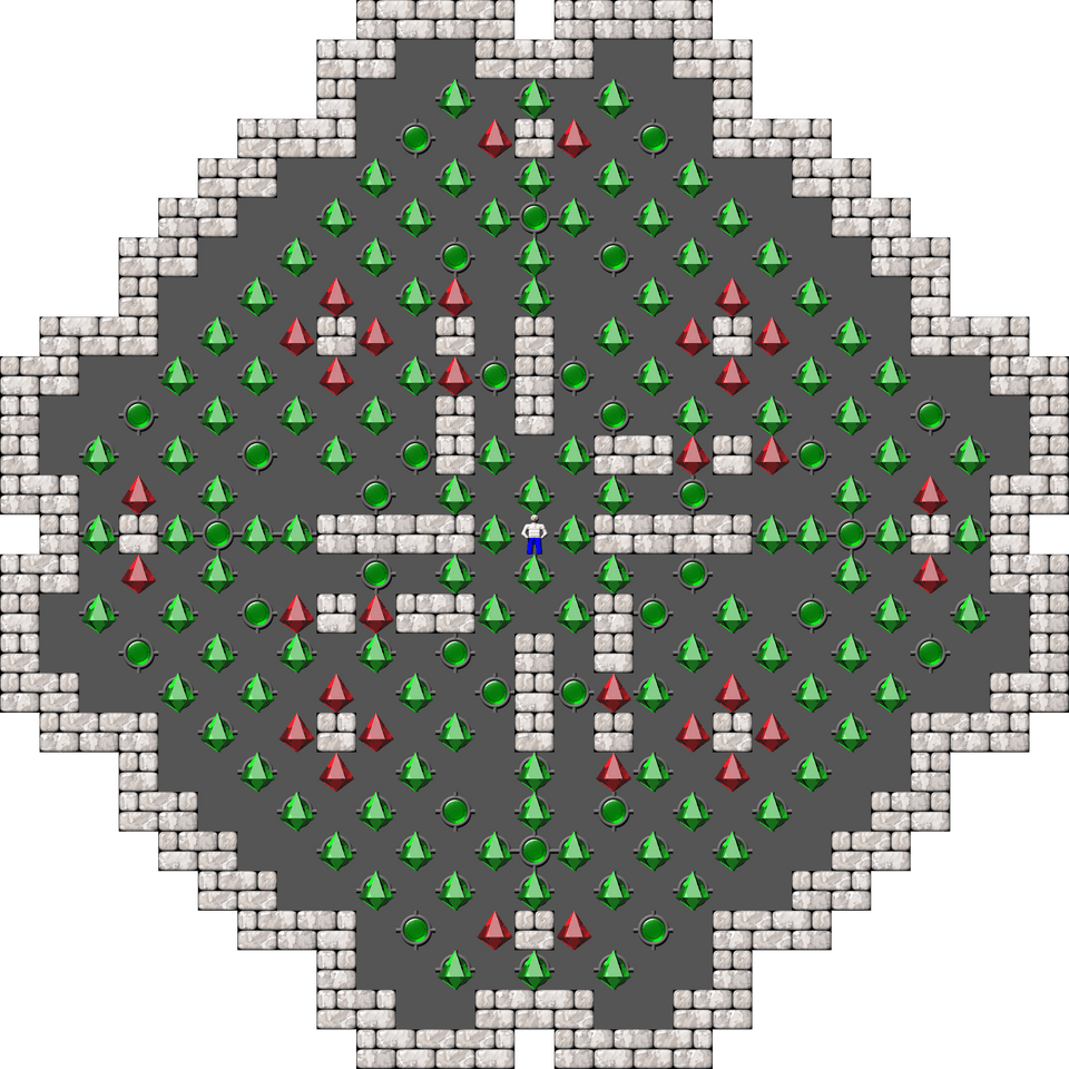 Sokoban Sasquatch 07 Arranged level 116